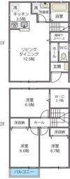 エルメゾンネクストA棟の間取り画像