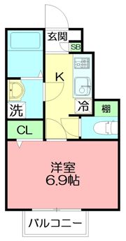 セーヌ湘南の間取り画像