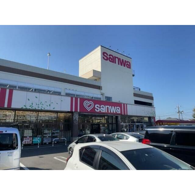 近くのsanwa相模が丘店まで418m（徒歩6分）