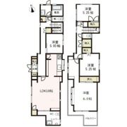 鵠沼石上貸家の間取り画像