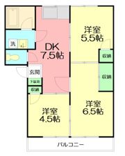 アルファルス2の間取り画像
