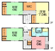 纏テラスハウスの間取り画像