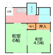 トーコーハイツの間取り画像