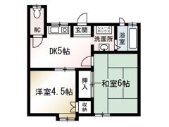サンパレス平塚河内の間取り画像
