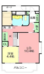 ローズパルの間取り画像