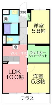 ジュヌ・プリーモの間取り画像