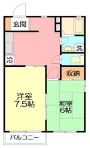 サンハイツミノルの間取り画像