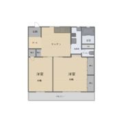 汲沢マンションの間取り画像