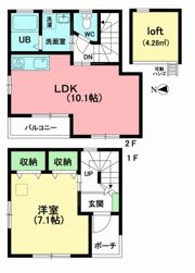 羽鳥3丁目テラスの間取り画像