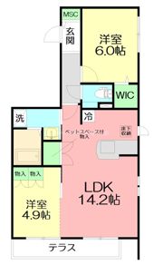 パインヒルズイーストの間取り画像