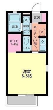 La saison『くず葉の森』 Gの間取り画像