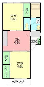 グリーンハイツの間取り画像