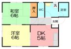 コーポ鍵和田Bの間取り画像