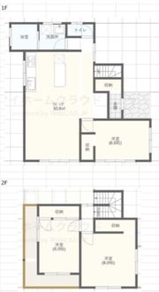 万田戸建の間取り画像