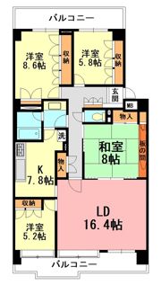 ルネ戸塚弥生台の間取り画像