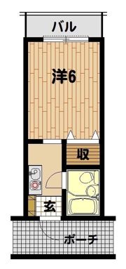 リバーサイドMIYAZAKIの間取り画像