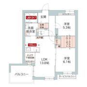 Crest Garden Nの間取り画像