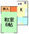 井上ハイツの間取り画像