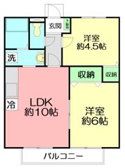 コーポソレジオの間取り画像