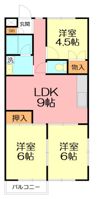 リベラルIII原当麻の間取り画像