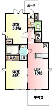 ローズヒルKの間取り画像