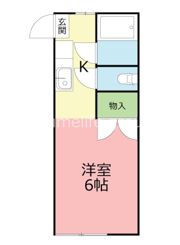 山瀬ハイツの間取り画像