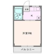 コーポ愛名Aの間取り画像
