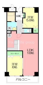 アクシア八芳の間取り画像