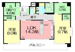 ショアーズ鵠沼フラットの間取り画像