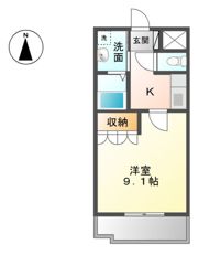 CASA東雲の間取り画像
