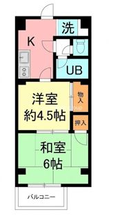 ファーストクラス亀井野の間取り画像