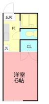 コーポラブリーCの間取り画像