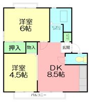 アーバン松が岡の間取り画像