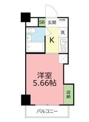 裕源ハイツの間取り画像
