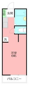 弥生町アパート D棟の間取り画像