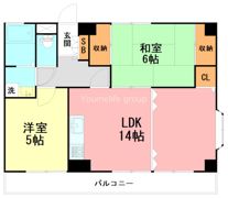 セントラルハイツの間取り画像