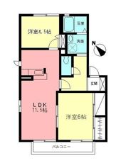 アトリオCの間取り画像