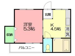 ベルハイム3の間取り画像