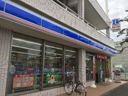 近くのローソン　河内店まで141m（徒歩2分）