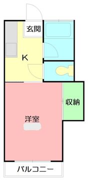 ハイム高橋の間取り画像