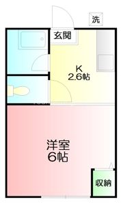 今井ハイツD棟の間取り画像