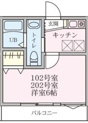 ラコリーヌ踊場の間取り画像