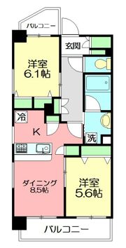 ハピネスレジデンス茅ヶ崎ウエストの間取り画像