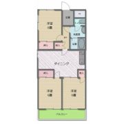 下大井マンションの間取り画像
