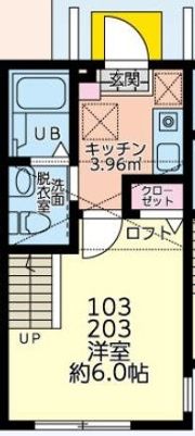 ミ・カーサ横浜立場の間取り画像