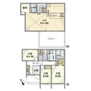 本鵠沼戸建の間取り画像