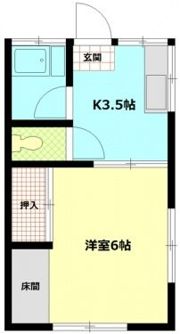 光ハイツの間取り画像