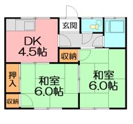 第二浜見荘の間取り画像