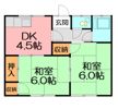 第二浜見荘の間取り画像