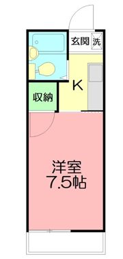 コーポアルファーの間取り画像